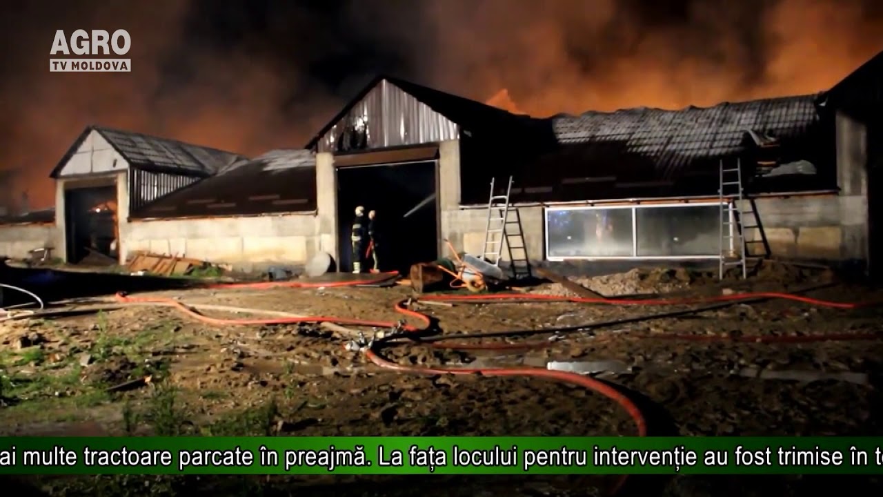 Incendiu devastator la Strășeni