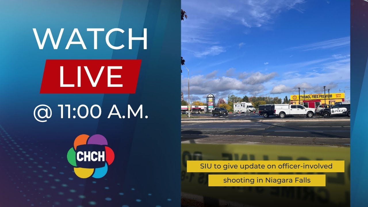 Special Investigations Unit to give update on officer-involved shooting in Niagara Falls at 11 a.m.