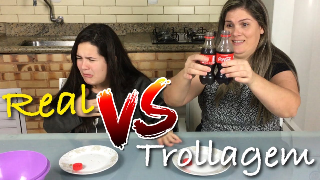 COMIDA REAL VS COMIDA TROLLADA - INÉDITO No YOUTUBE!
