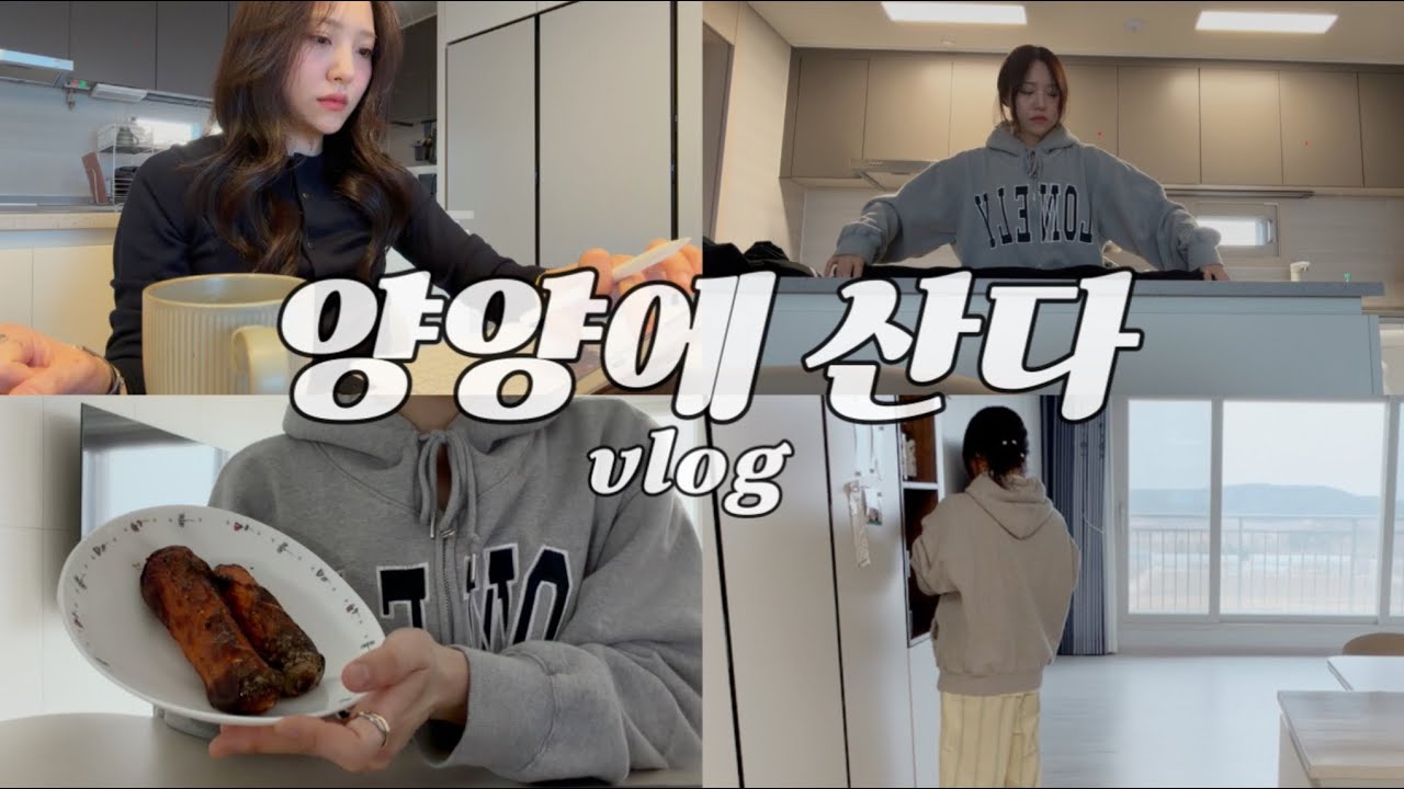 (sub) 양양 라이프 | 집순이는 어떻게 하루를 보낼까 l 양양댁의 읍내일지 l 당근고구마 l 속초증명사진 추천 l 시골살이