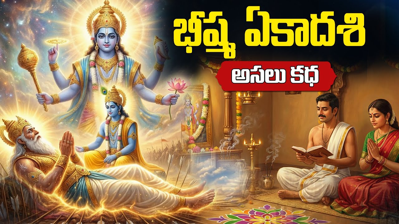భీష్మ ఏకాదశి అసలు కధ | bheeshma ekadasi story in telugu | bhishma ekadashi  | Pooja vidhanam 2026