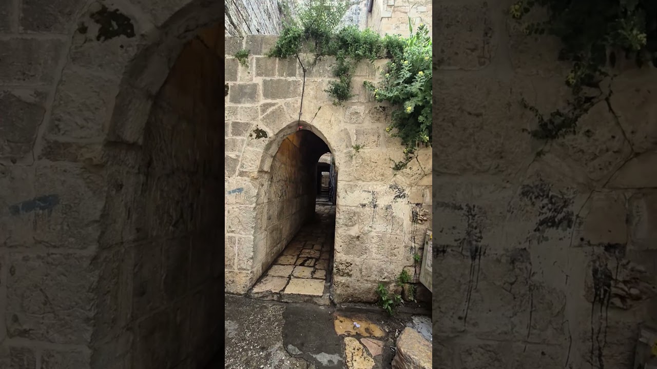 small wailing wall in Jerusalem
