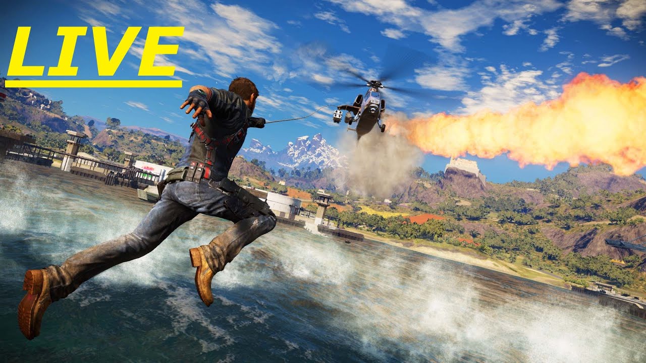 Come Say HI While We Blow Stuff Up | Just Cause 3 (LIVE)