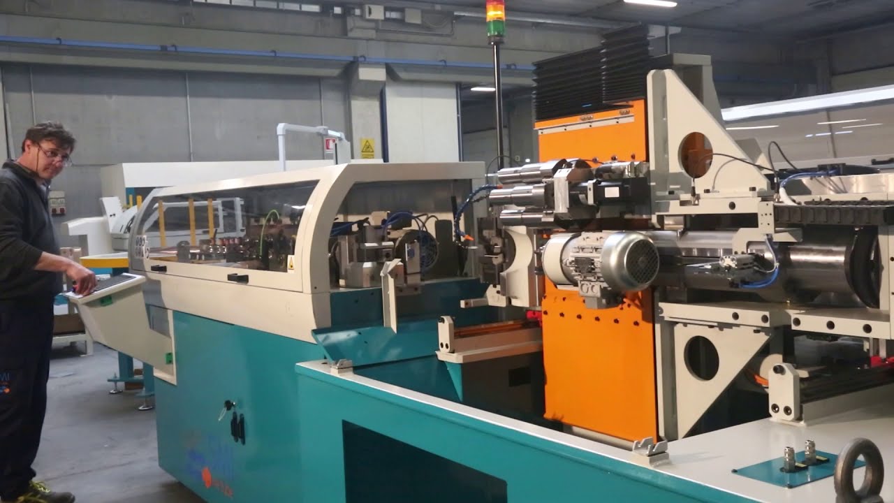 Cutting and end-forming of Cu & Al tubes - Mod. MTS22 + PL 50x6 SP DIGIT