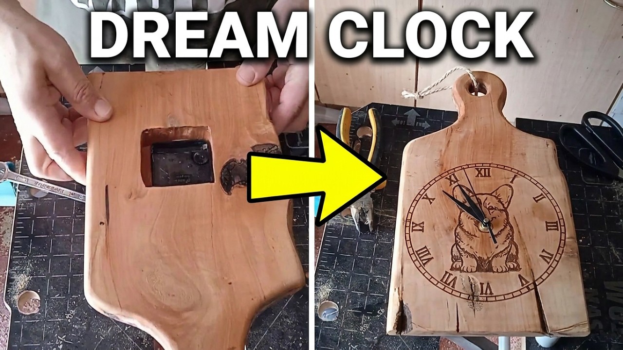 Le résultat est incroyable : je termine enfin l’horloge de mes rêves !