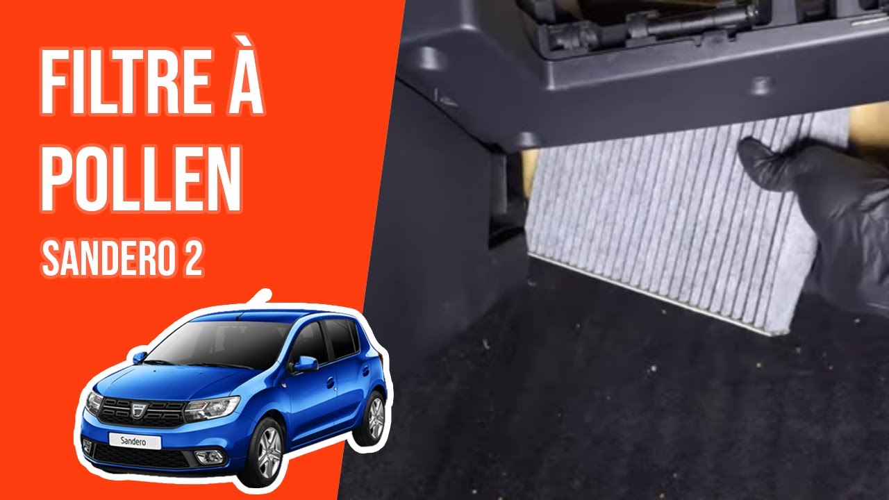Changer le Filtre à Pollen Sandero 2 👃