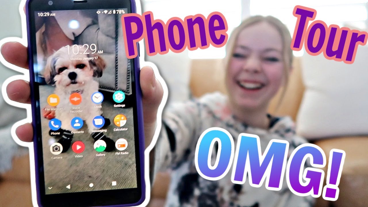 Olivia's Phone Tour 😝😜😝