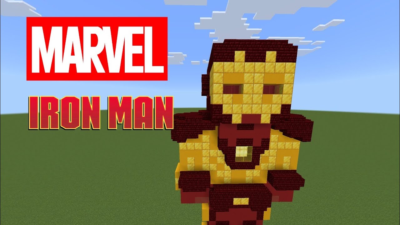 Minecraft Iron Man (Marvel's X-MEN '97) Statue Tutorial