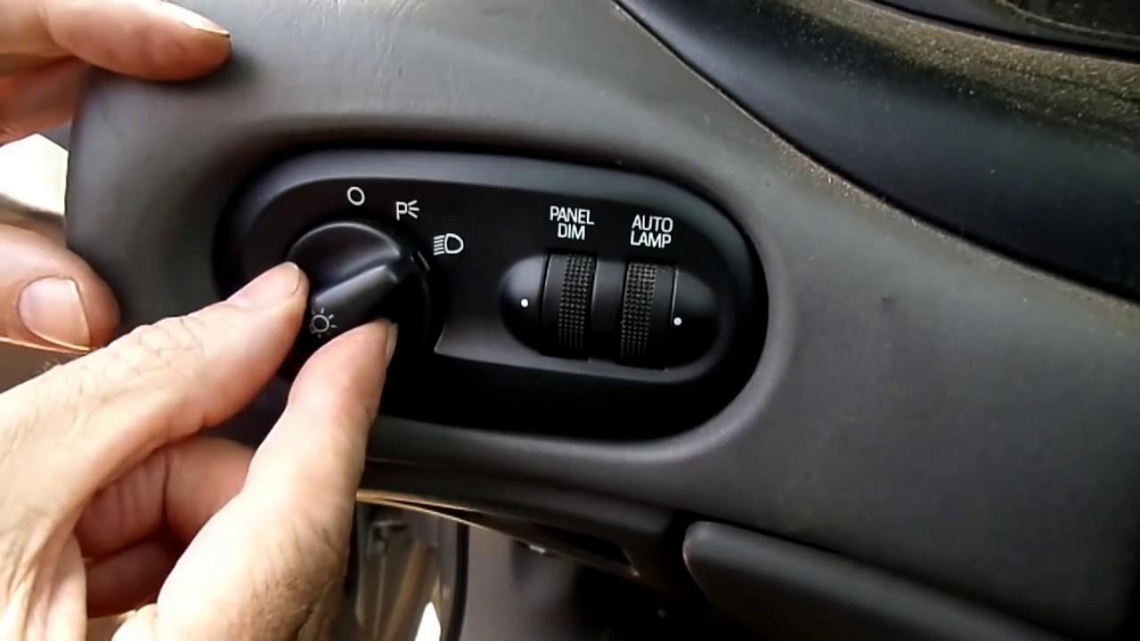 Taurus Sable F 150 Headlight Switch Replacement