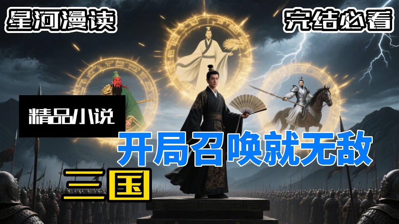 ✨39H完结首发✨《三国：开局召唤就无敌 》召唤薛仁贵，九星连珠天地变色。随后，吞并州，夺冀州，抢徐州，占青州..#動漫 #热血 #三国志 #爽文 #一口气看完 #有声书
