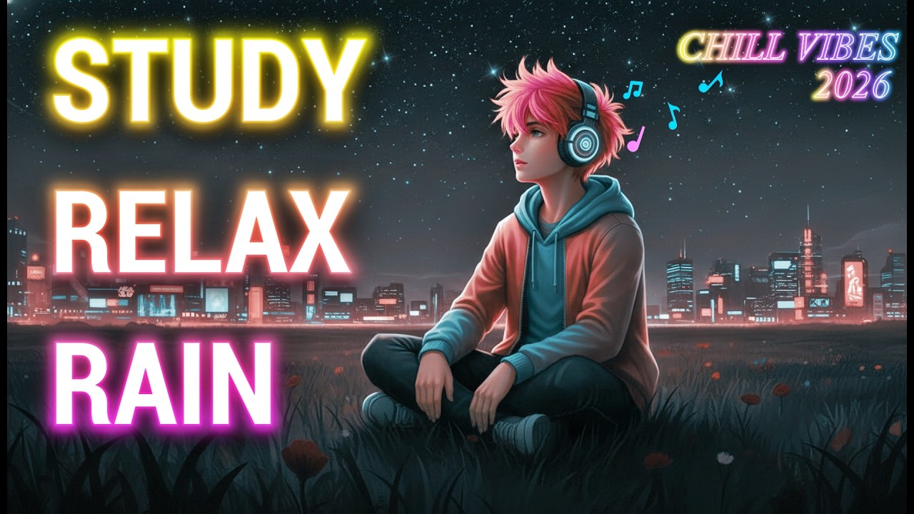 Study & Relax Music Vol.1 / Chill Vibes in Rain/ LoFi Mix Beats (30 min. Deep Focus & Energy Boost)