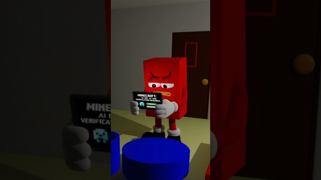 Ricky rectangle quits minecraft because they are adding ai age verification