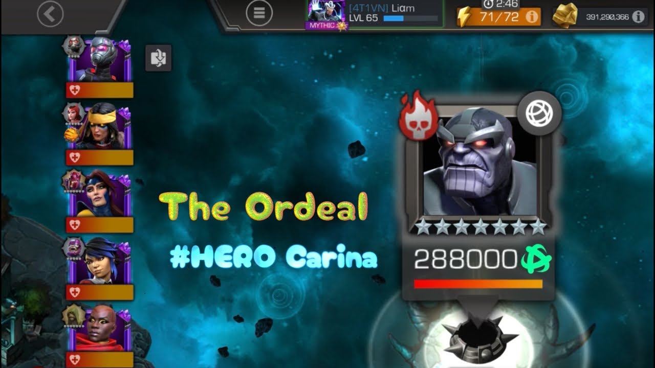 The Ordeal | Hero Carina Challenge
