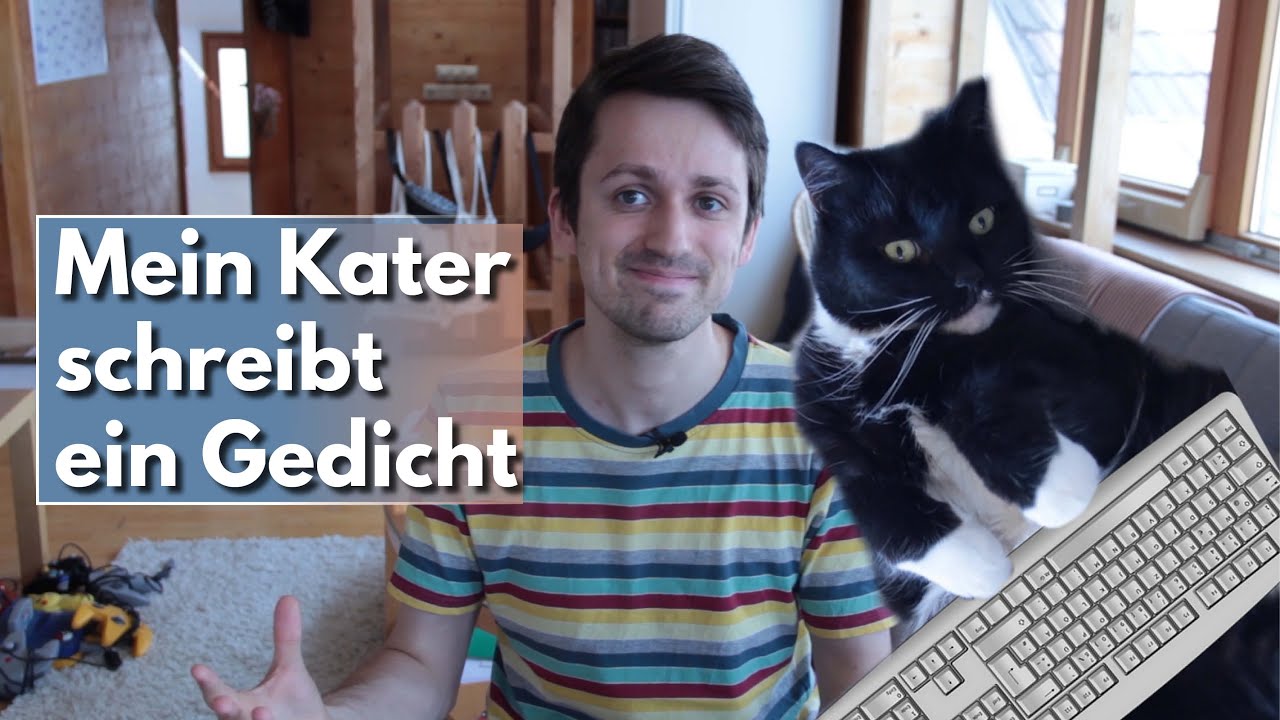 Ich habe ein Gedicht zusammen mit meinem Kater geschrieben