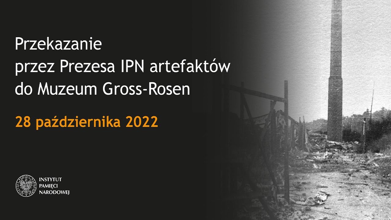 Przekazanie przez prezesa IPN artefaktów do Muzeum Gross-Rosen – konferencja prasowa