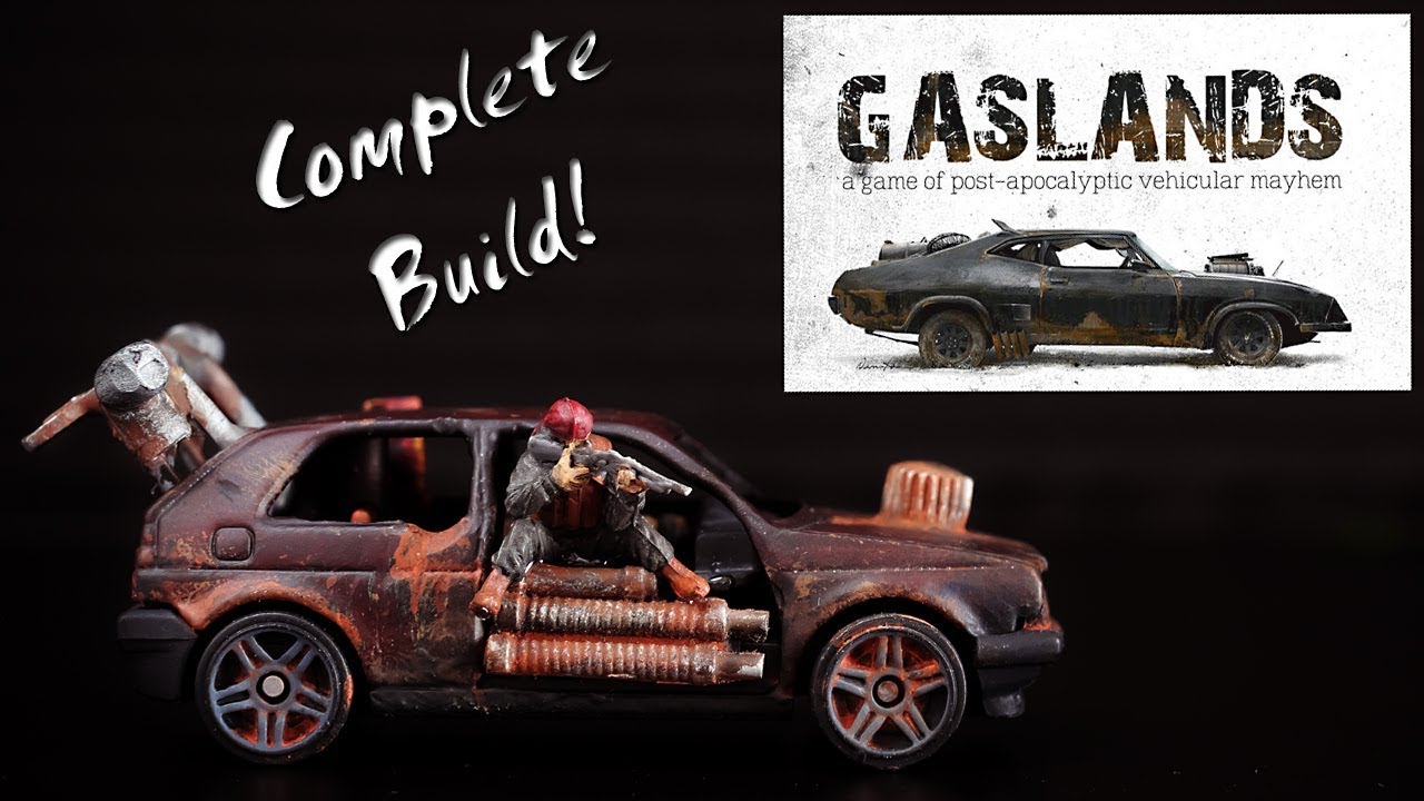 Customize a Hotwheel for the Gaslands Tabletop Game
