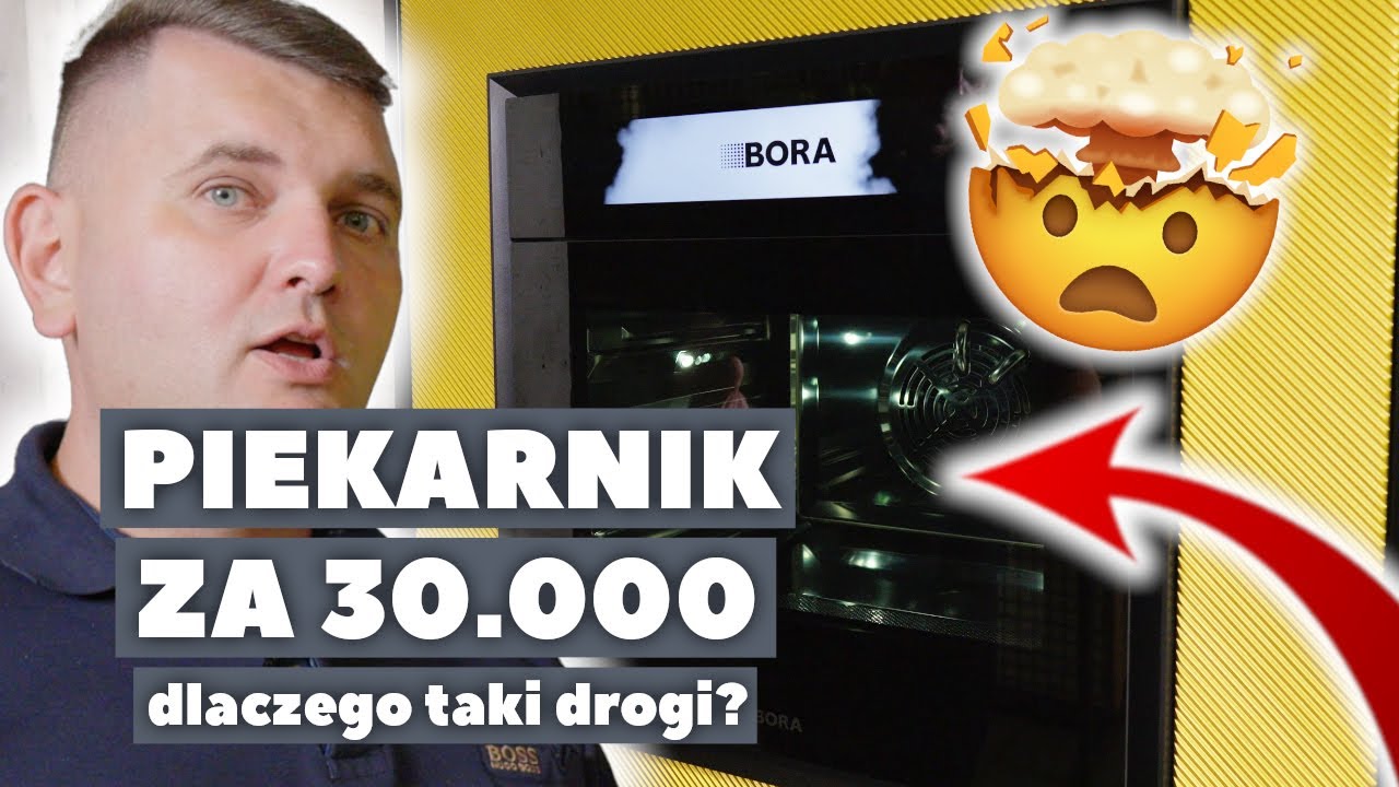 Profesjonalny piekarnik konwekcyjny parowy z systemem do mycia X-BO Bora do użytku domowego