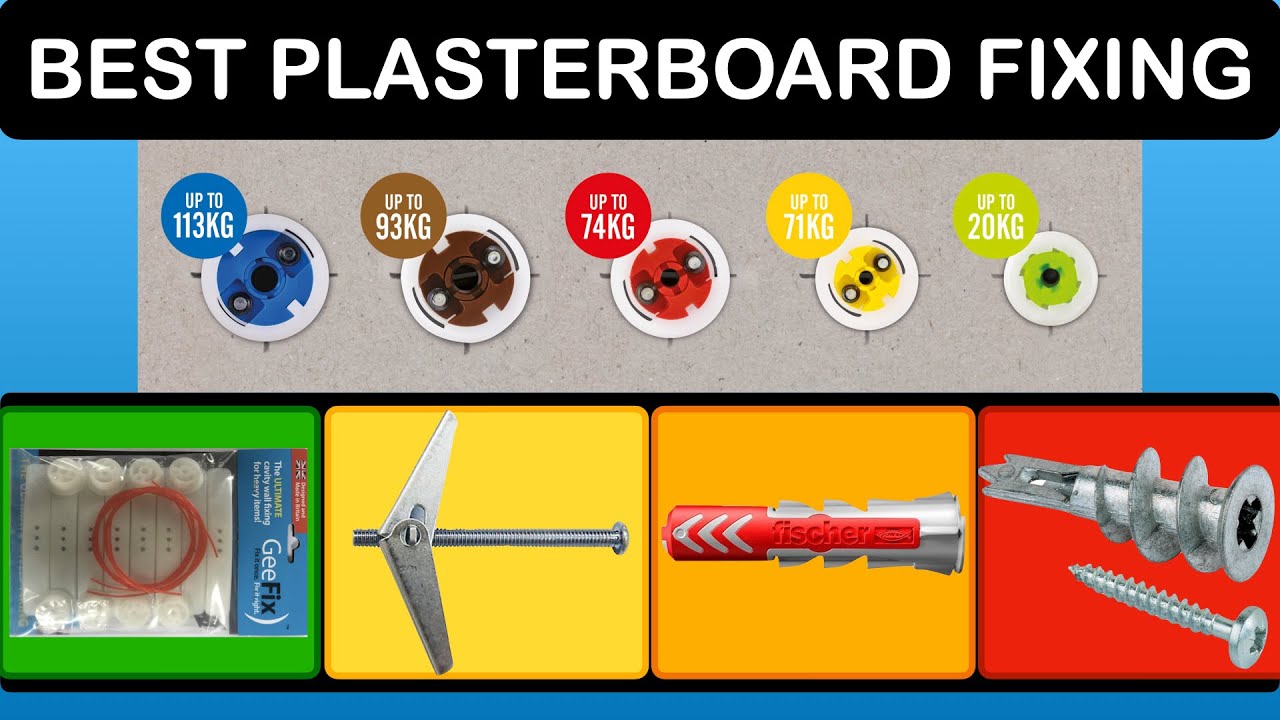 Best Plasterboard Fixings. Which is the best.