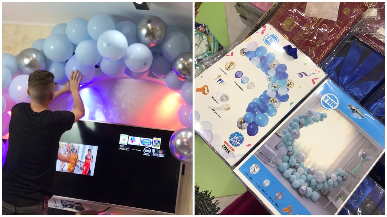 تحت طلبكم😍 كيفاش خدمت الديكور تاع البالونات بالتفصيل  بطريق جد جد سهلةً بدون سيبور 🎈