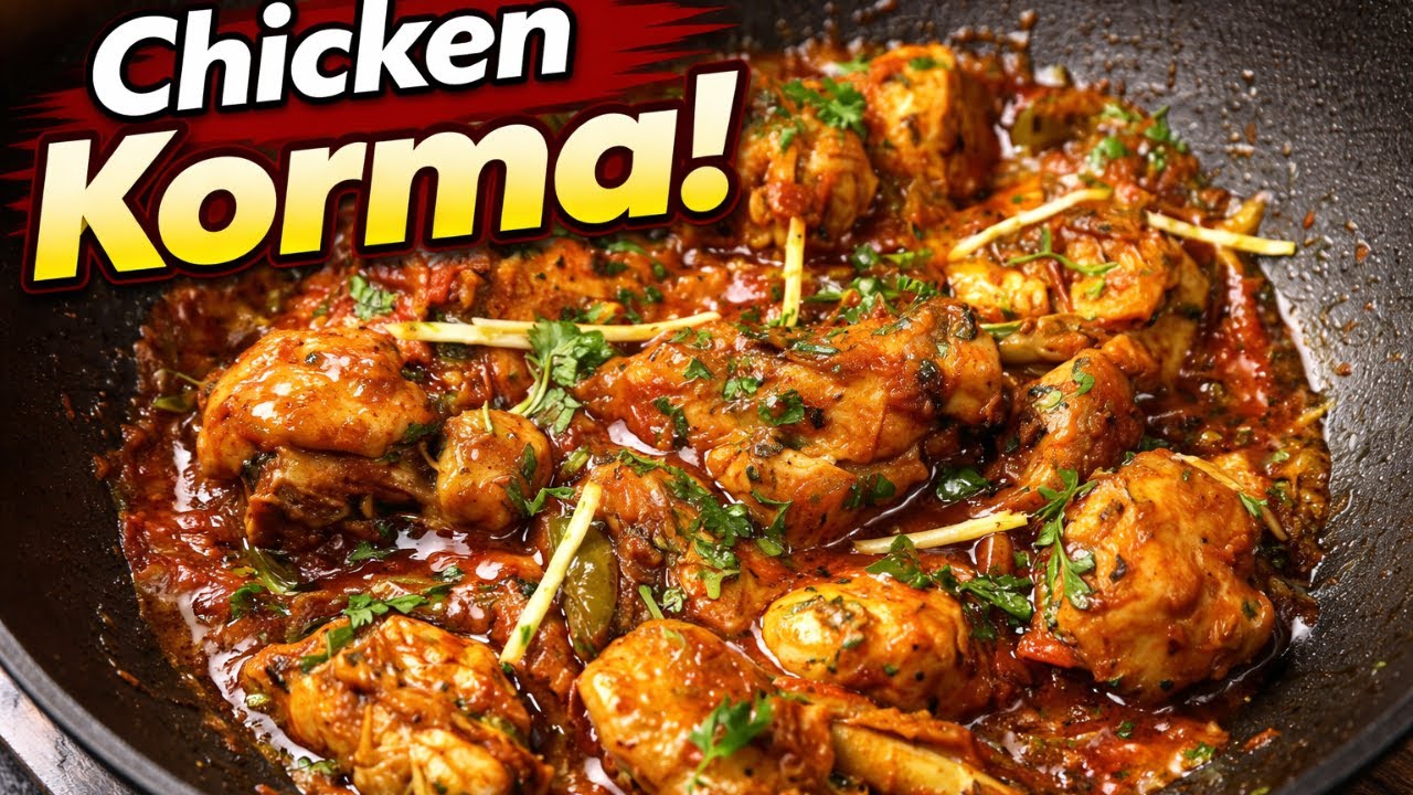 Chicken Korma Recipe | Easy & Delicious Desi Style |  By Alhayat kitchen