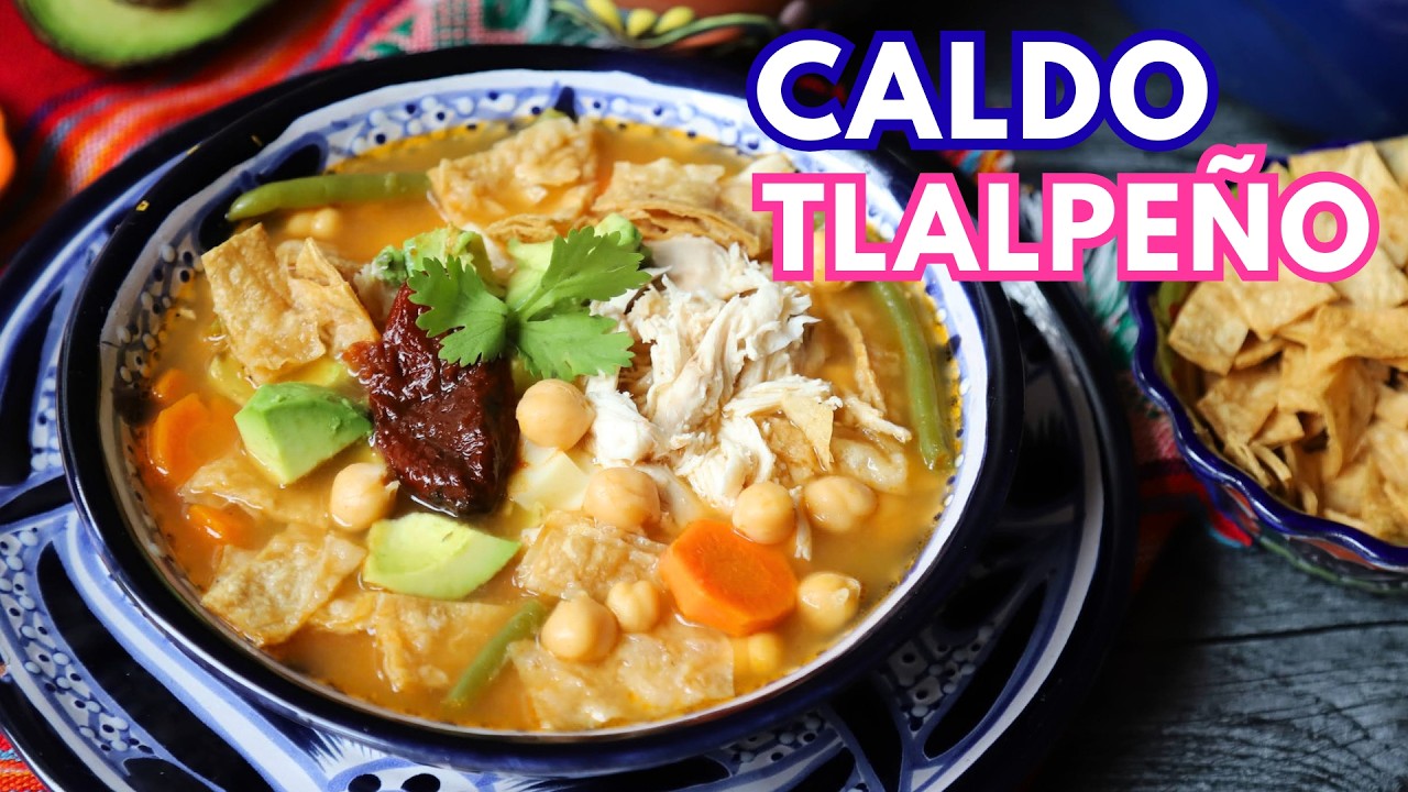 Caldo Tlalpe&ntilde;o | Recetas de Comida Mexicana