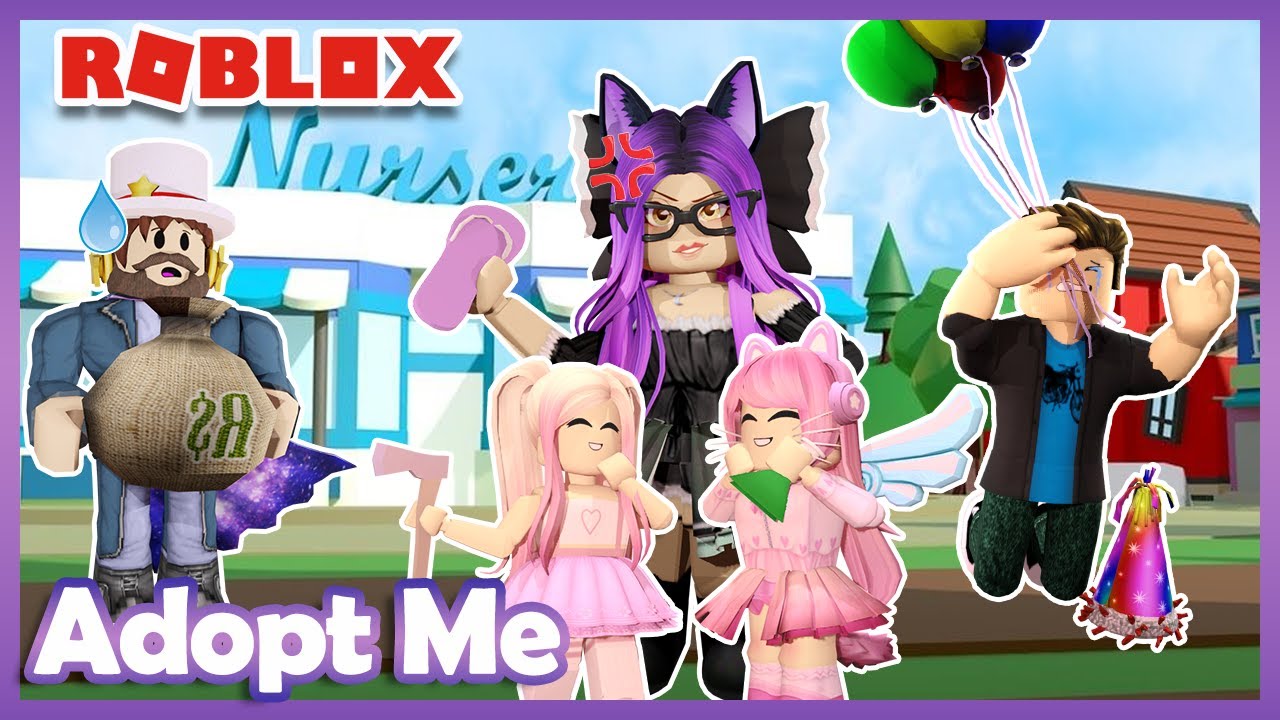T&Iacute;PICA FAMILIA DISFUNCIONAL en ADOPT ME *Roleplay* ft. Anielica, Mia Zaff y TitanHammer  |👶🍼| ROBLOX