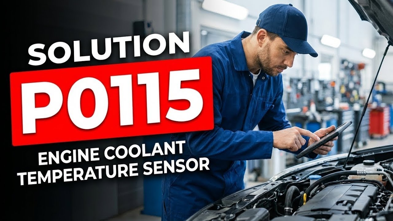 КАК ИСПРАВИТЬ ОШИБКУ P0115 OBD II - Неисправность цепи датчика температуры охлаждающей жидкости д...