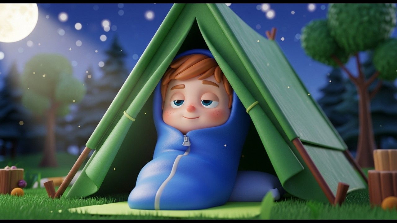 Camping Under the Stars Song for Kids | Night Camping Song, Popular Nursery Rhyme, Baby Songs ⭐