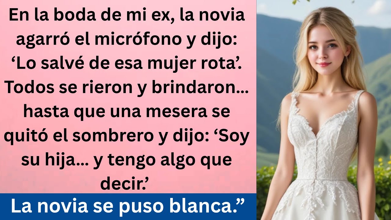 En la boda de mi ex, la novia se burló de mí pero una mesera soltó una verdad que dejó a todos calla
