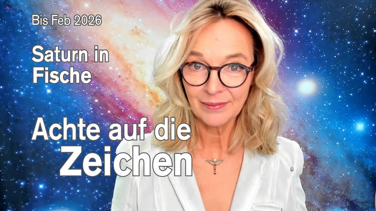 Achte auf die Zeichen | Saturn in Fische bis Feb 2026 | Silke Sch&auml;fer