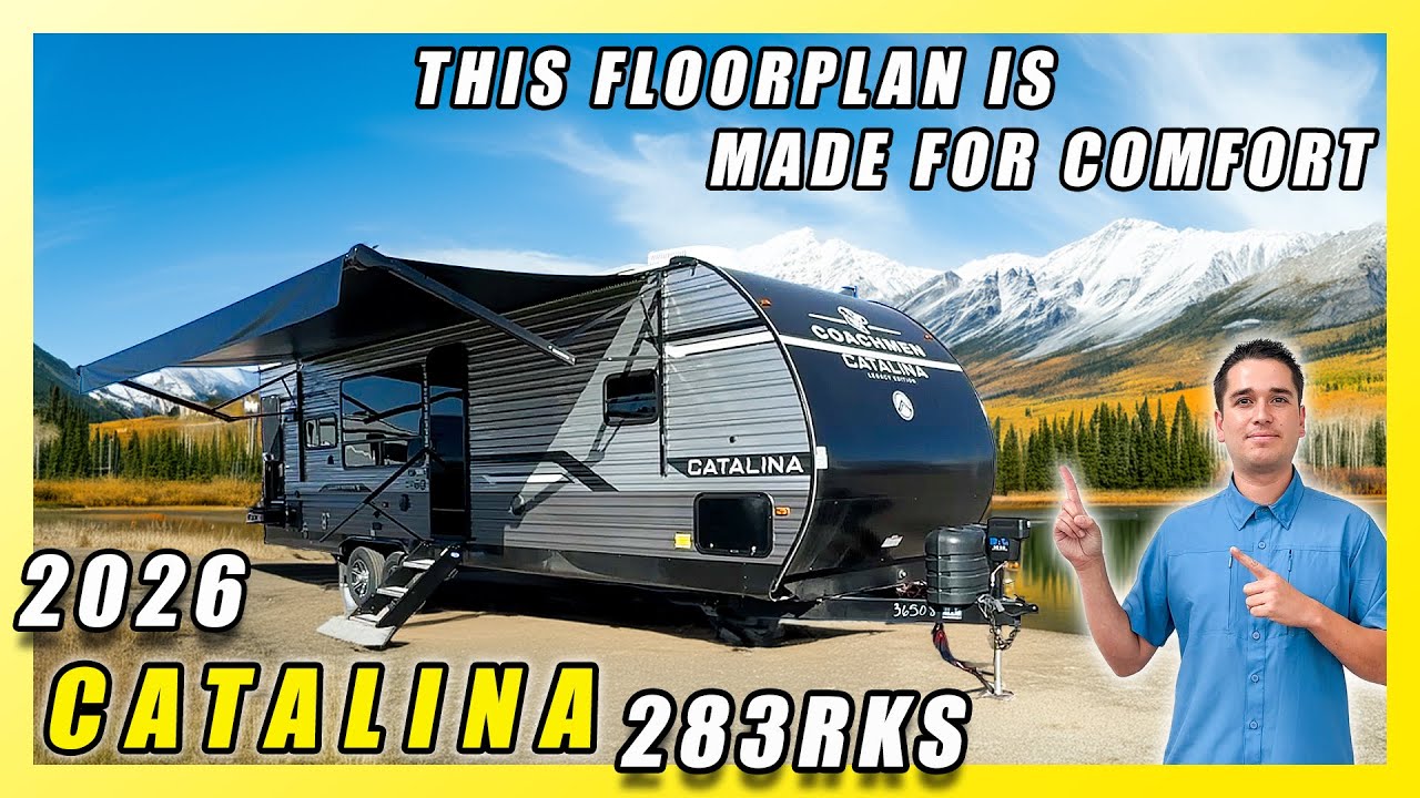 2026 CATALINA 283RKS VERY IMPRESSIVE LAYOUT FOR THIS COUPLES TRAILER. ALL AREAS OF THIS RV ARE GREAT