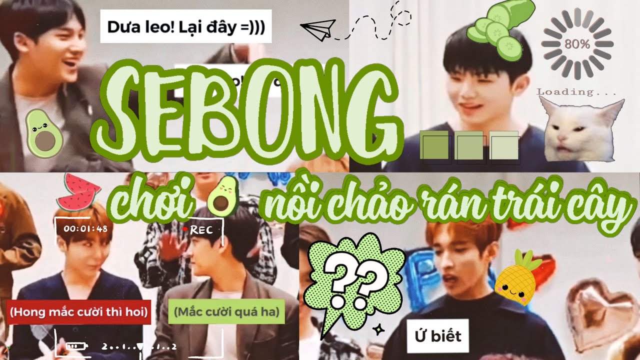 SEBONGIE chơi nồi chảo rán trái cây (?)