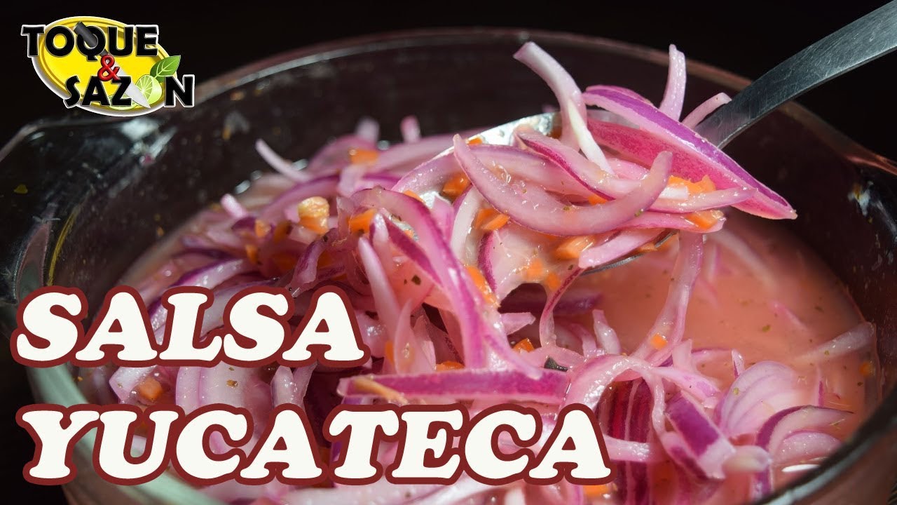 Salsa Yucateca “XNIPEC” | cebolla morada y habanero (Toque y Sazón)