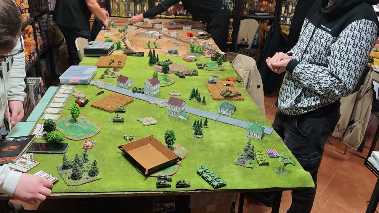 Turniej Świąteczny Flames of War (Mid War DP) Battle Report - American vs American
