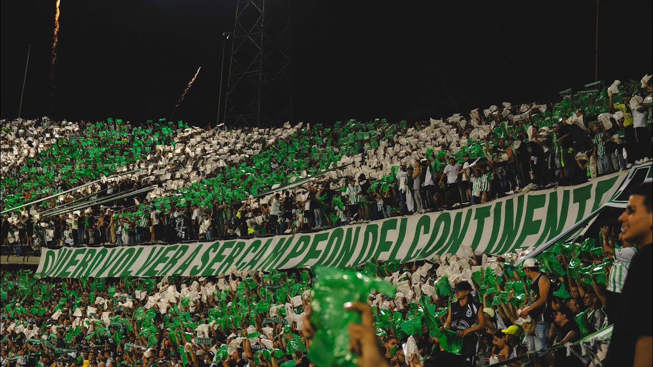 Cánticos Los del sur Atlético Nacional 0- 0 Sao Pablo Copa Libertadores de América 