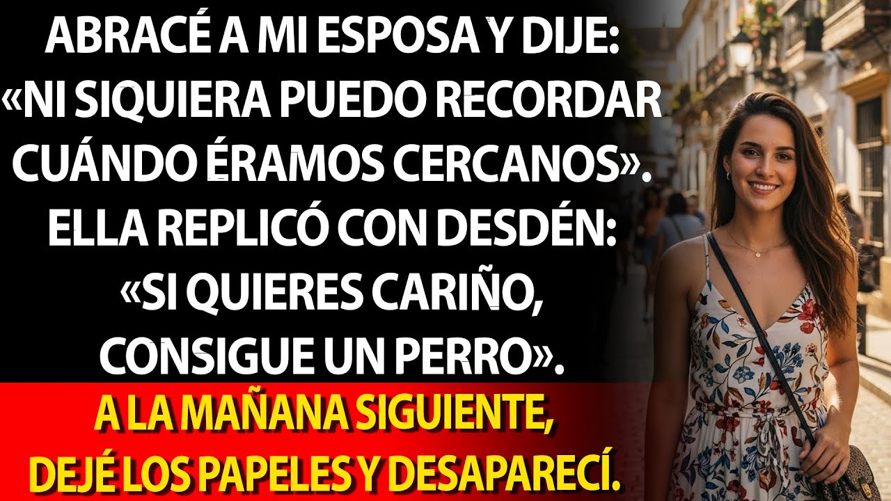 🌙 «Si quieres cariño, búscalo fuera» 💔😒 Yo callé 🕒📄 …al amanecer dejé los papeles y me fui 🚶‍♂️🔥