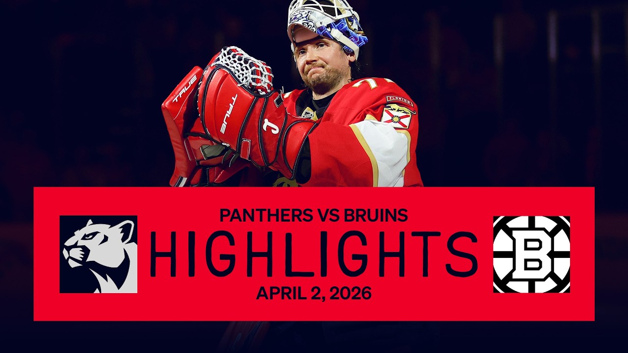 Bob shuts the door! | Panthers vs Bruins Highlights | 4.2.26