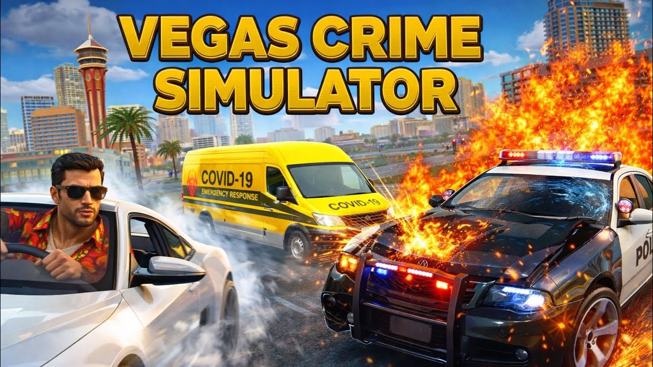 Vegas 😱 Crime 🤬Simulator New Mode 🥵#gamingvideos #vegascrimesimulator #games #police #don 
