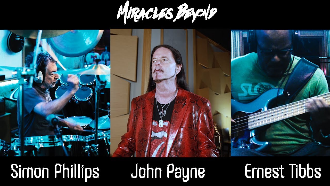 Simon Phillips, John Payne and Ernest Tibbs talking about 