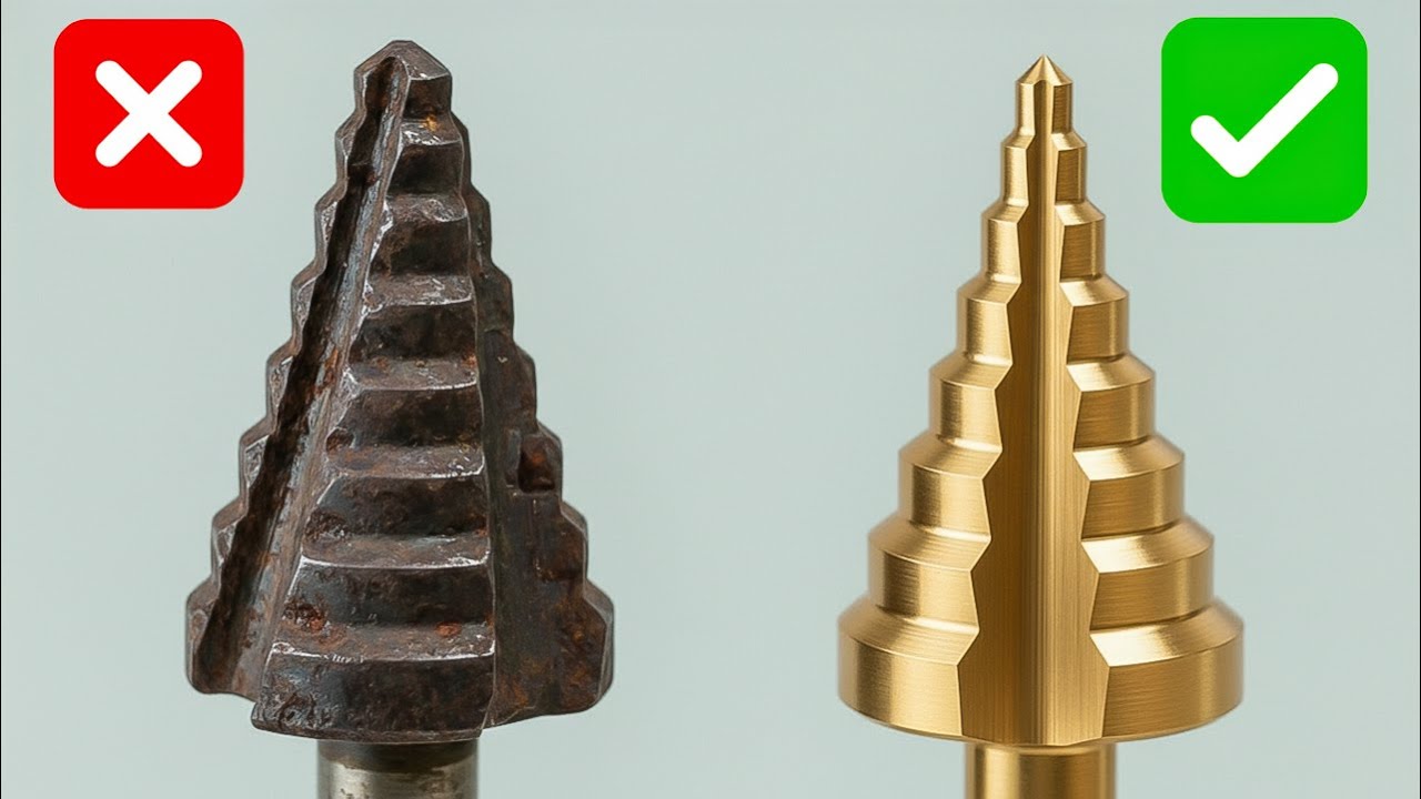 Never Buy A New Step Drill Bit! 3 Easy Ways To Sharpen Step Drill Bits In Just 2 Minutes