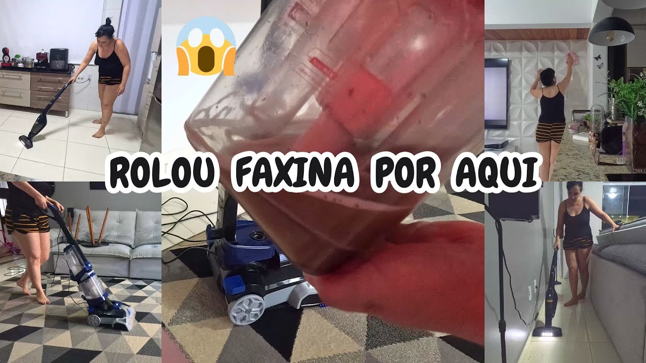 Fiz uma FAXINA por aqui, usei a EXTRATORA WAP para lavar o tapete, limpei minha PAREDE 3D e mais!