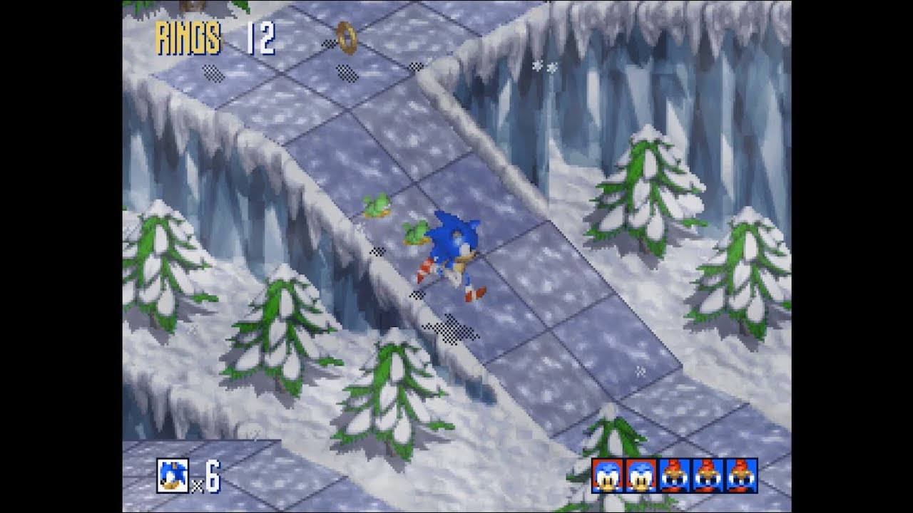 Sonic 3D Blast (SEGA Saturn): Diamond Dust Zone Act 2 [1080 HD]