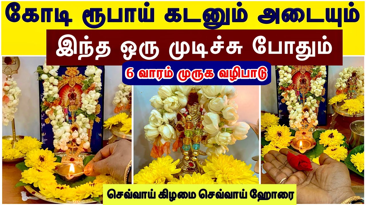 கடன் சுமை தீர செவ்வாய் கிழமை செவ்வாய் ஹோரையில் இந்த ஒரு முடிச்சு கட்டி வைத்தாலே போதும் 🙏🏻 #murugan