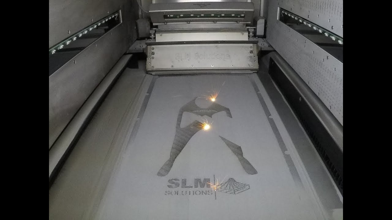 Selective Laser Melting Time Lapse