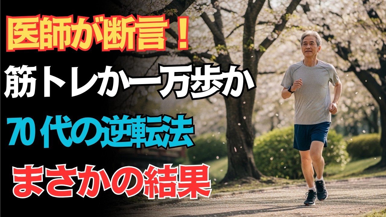 七じゅう代の一万歩と毎日の筋トレ　本当に長生きするのはどっちか　知らなければ老後が劇的に変わる衝撃の