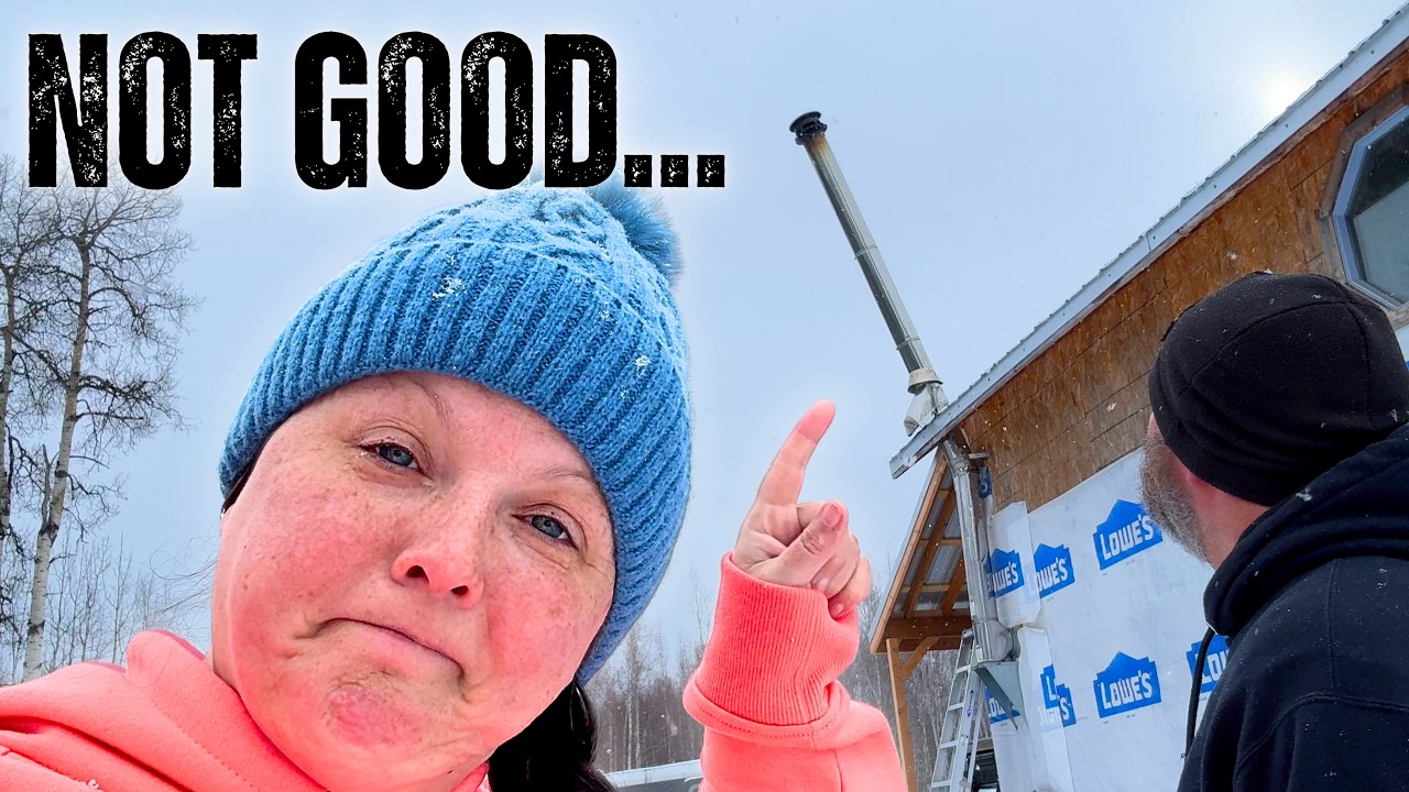 Off Grid Alaska Emergency: Massive Ice Chunks Crush Our Heating System