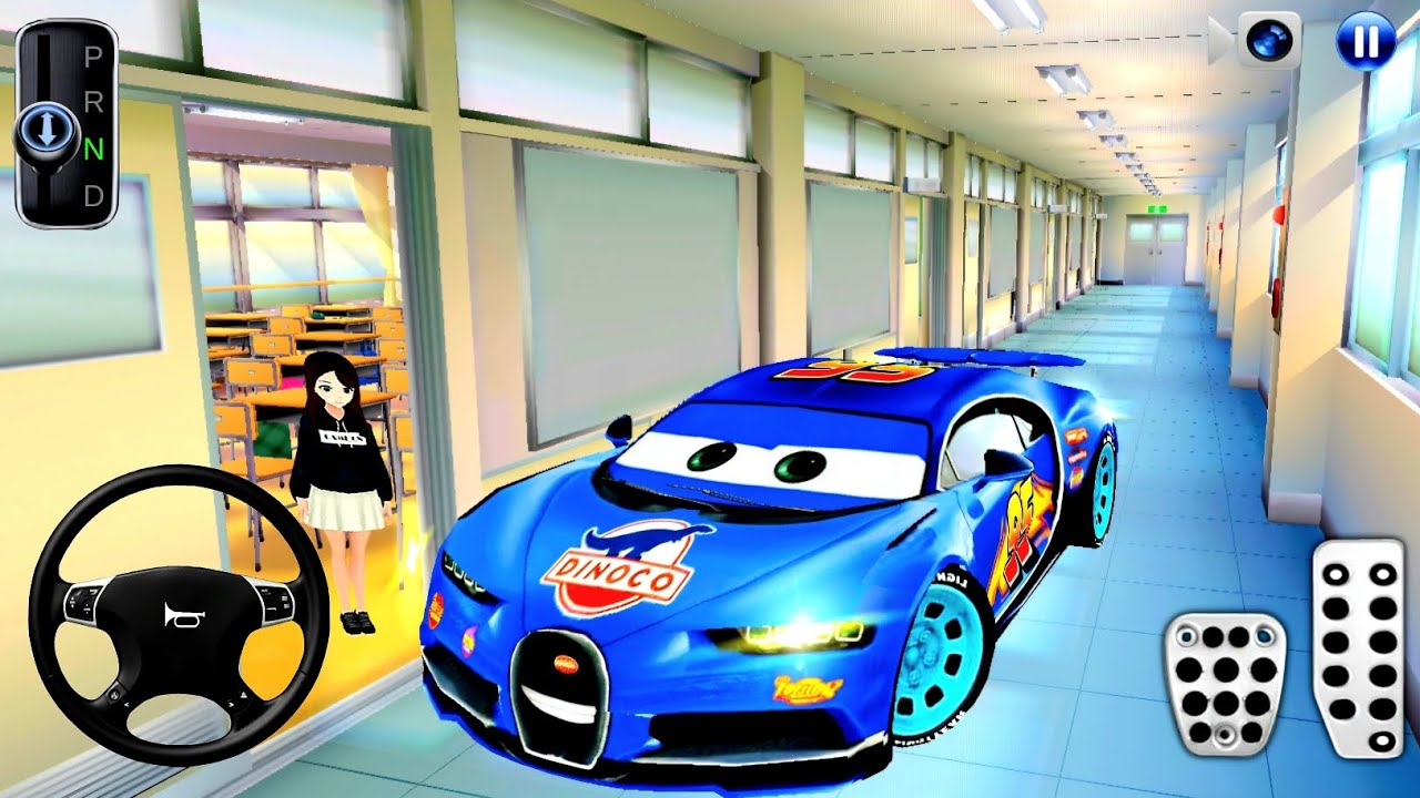 New Lightning McQueen Car in School Building - 3D Driving Class - Gameplay Android ios - 2025