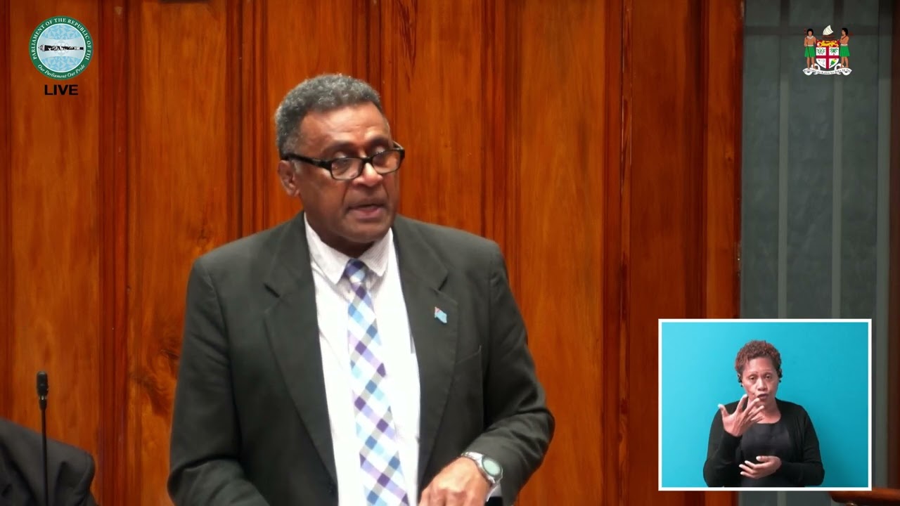 Fiji’s Finance Minister Esrom Immanuel responds to His Excellency’s Address in Parliament.