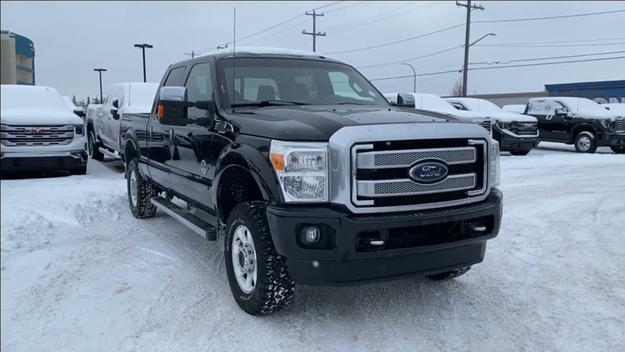 2016 Ford Super Duty F-350 SRW Platinum Review - Wolfe GMC Buick Edmonton