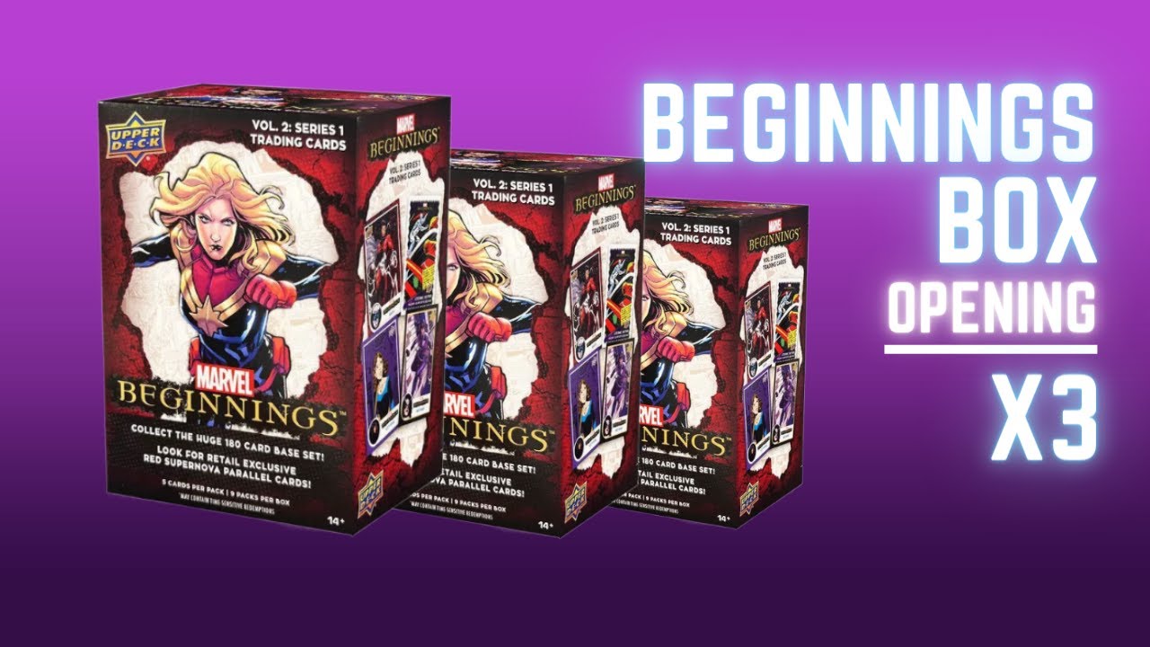 2023 Marvel Beginnings Blaster Box Opening: The Best Way To Start Your Collection?